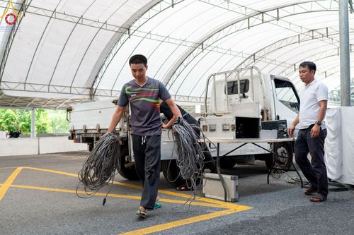 ภาพ No.60836:V.37 ยิ่งกว่าดี เพื่อ 80 ปีของพ่อ ภาพการเตรียมงานของหน่วยงานต่างๆ เพื่อพิธีฉลองอายุวัฒนมงคล 80 ปี หลวงพ่อธัมมชโย และรับถวายมหาสังฆทาน 10,000 กว่าวัดทั่วประเทศ ในวันคุ้มครองโลก วันจันทร์ที่ 22 เมษายน พ.ศ. 2567