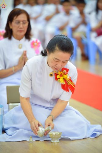 ภาพ No.249952:วันอังคารที่ 30 กันยายน พ.ศ. 2568 พิธีตอกเสามงคลต้นแรกอาคารเศรษฐีถาวร ที่พักผู้มาปฏิบัติธรรม ณ ศูนย์ปฏิบัติธรรมจันทบุรี