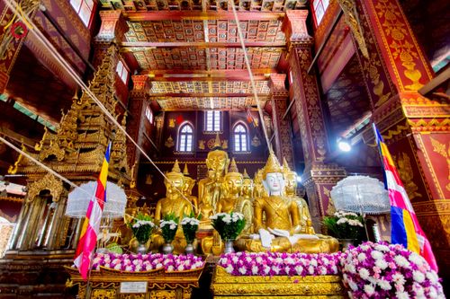 ภาพ No.224393:วันที่ 8 พฤษภาคม พ.ศ. 2568 พิธีถวายมหาสังฆทาน 101 วัด  บูชาธรรมอายุวัฒนมงคล 100 ปี สมเด็จอาชญาธรรมพระเจ้า สมเด็จพระสังฆราชแห่งคณะสงฆ์ไทยเขิน นครเชียงตุง ในนามพระครูบาไชยบูลย์ ธัมมชโย ณ วัดราชฐานหลวงเชียงยืน รัฐฉาน สาธารณรัฐแห่งสหภาพเมียนมา