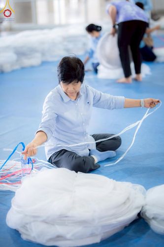 ภาพ No.218271:วันที่ 12-18 เมษายน พ.ศ. 2568 พระภิกษุและเจ้าหน้าที่อาสาสมัคร เตรียมพื้นที่ต้อนรับพักค้างพระสังฆาธิการ เนื่องในงานวันคุ้มครองโลก 22 เมษายน พ.ศ. 2568