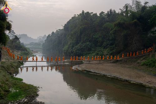 ภาพ No.130978:Photo Story ปฐมบรรพชาชาวพุทธมาร์มา Episode 4/5 วันที่ 13 กุมภาพันธ์พ.ศ. 2567 ณ วัดธัมจักร อรัญกุฏิ บังกลาเทศ