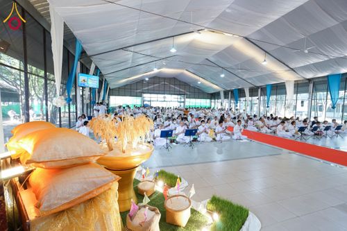 ภาพ No.198502:งานบุญล้านนา พิธีถวายสังฆทาน ตานข้าวใหม่,  พิธีทอดผ้าป่าบำรุงธุดงคสถานล้านนา,  พิธีถวายเครื่องเสียง เพื่อใช้ในงานพระพุทธศาสนา,  พิธีถวายรัตนบุปผา บูชาพระรัตนตรัย,  พิธีถวายภัตตาหารเป็นสังฆทาน วันอาทิตย์ที่ 19 มกราคม พุทธศักราช 2568  ณ ธุดงคสถานล้านนา