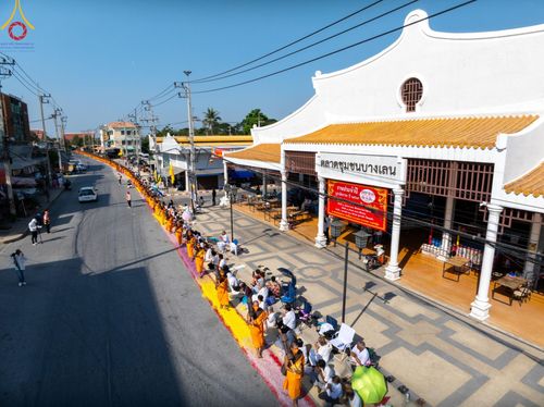 ภาพ No.116627:พิธีต้อนรับพระธรรมยาตรา ปีที่ 12 ณ อนุสรณ์สถานบางปลา จ.นครปฐม วันที่ 21 มกราคม พ.ศ. 2567