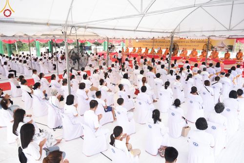 ภาพ No.123996:พิธีทอดผ้าป่า ปิดแผ่นทองค้ำฟ้า ครบรอบ 1 ปี สถาปนาอาคาร 80 ปี หลวงพ่อธัมมชโย ณ ศูนย์ปฏิบัติธรรมวิหารแดง ตำบลเจริญธรรม อำเภอวิหารแดง จ.สระบุรี วันที่ 18 กุมภาพันธ์ พ.ศ. 2567