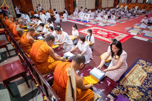 ภาพ No.117605:พิธีทอดผ้าป่าทำนุบำรุงศาสนสถาน ณ วัดบางไผ่นารถ ต.บางไทรป่า อ.บางเลน จ.นครปฐม วันที่ 23 มกราคม พ.ศ. 2567