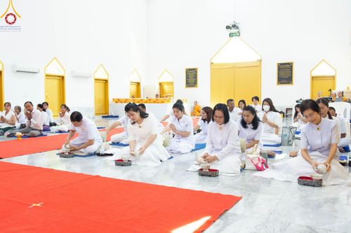 ภาพ No.101080:พิธีบรรพชาธรรมทายาท ในโครงการอุปสมบทบูชาธรรม มหาปูชนียาจารย์ พ.ศ. 2566 ณ วัดหนองไผ่ล้อม จ.ปราจีนบุรี วันที่ 2 ธันวาคม พ.ศ. 2566