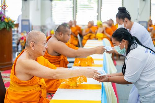 ภาพ No.87317:พิธีถวายสังฆทาน 323 วัด 4 จังหวัดชายแดนภาคใต้  ปีที่ 19 ครั้งที่ 165 พิธีมอบกองทุนหนุนแรงใจช่วยครูใต้  ปีที่ 16 ครั้งที่ 130 และพิธีทำบุญอุทิศส่วนกุศลให้ผู้วายชนม์ ณ วัดพุทธภูมิ อ.เมือง จ.ยะลา วันเสาร์ที่ 9 กันยายน พ.ศ. 2566