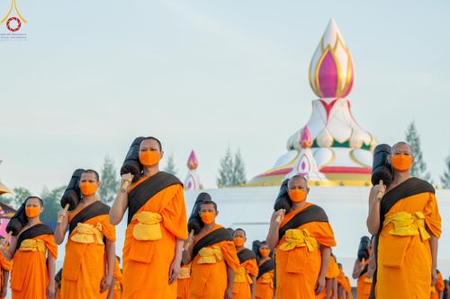 ภาพ No.108208:พระธรรมยาตราร่วมปฏิบัติธรรม และถ่ายภาพหมู่ประวัติศาสตร์ วันที่ 8 มกราคม พ.ศ. 2567  ณ อนุสรณ์สถานบางนางแท่น จ.นครปฐม