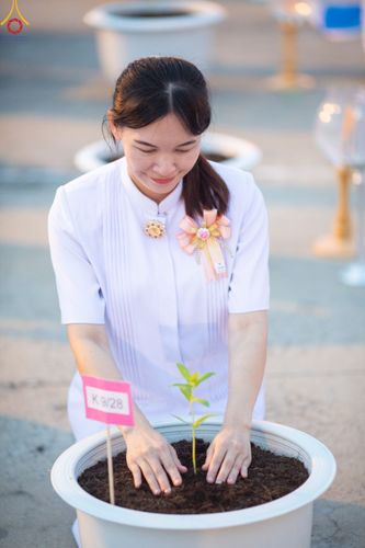 ภาพ No.90201:พิธีปลูกทรัพย์บานชื่น  เนื่องใน 139 ปี วันคล้ายวันเกิดด้วยรูปกายเนื้อ พระมงคลเทพมุนี (สด จนฺทสโร) พระผู้ปราบมาร วันอังคารที่ 10 ตุลาคม พ.ศ. 2566 ณ วัดพระธรรมกาย จ.ปทุมธานี