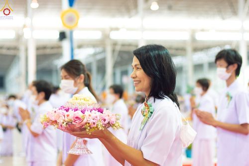 ภาพ No.77759:พิธีหล่อพระบรมพุทธเจ้า ทิศตะวันตก  วันอาทิตย์ที่ 19 มีนาคม พ.ศ. 2566 ณ วัดพระธรรมกาย จ.ปทุมธานี