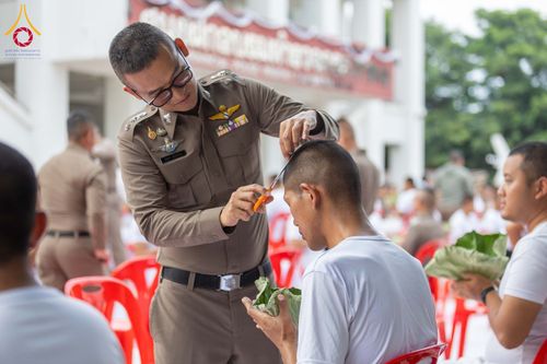 ภาพ No.349314:วันจันทร์ที่ 14 กันยายน พ.ศ.2569  พิธีตัดปอยผมนักเรียนนายสิบธรรมทายาท  "โครงการบรรพชาและพัฒนาศีลธรรม นักเรียนนายสิบตำรวจรุ่นที่ 16“  ณ ศูนย์ฝึกอบรมตำรวจภูธร ภาค 1  จ.สระบุรี