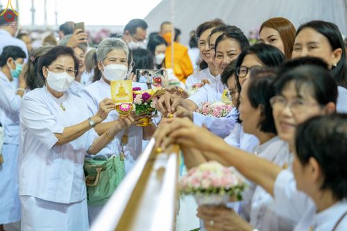 ภาพ No.77836:พิธีหล่อพระบรมพุทธเจ้า ทิศตะวันตก  วันอาทิตย์ที่ 19 มีนาคม พ.ศ. 2566 ณ วัดพระธรรมกาย จ.ปทุมธานี