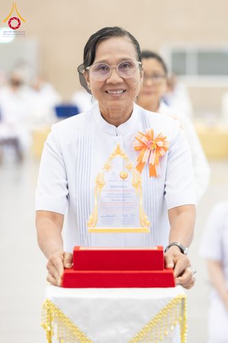 ภาพ No.346678:วันพฤหัสบดี 27 สิงหาคม พ.ศ.2569 พิธีมอบรางวัลแก่สามเณรทรงพระปาฏิโมกข์ปีที่ 4/2569