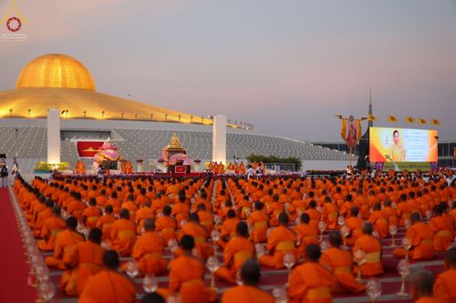 ภาพ No.75238:พิธีจุดประทีปถวายเป็นพุทธบูชา และบูชาธรรมมหาปูชนียาจารย์ ในโครงการธรรมยาตรากตัญญูบูชา มหาปูชนียาจารย์ พระมงคลเทพมุนี(สด จนฺทสโร) พระผู้ปราบมาร ปีที่ 11 ณ อนุสรณ์สถานลำดับที่ 7 สถานที่ขยายวิชชาธรรมกาย วัดพระธรรมกาย จ.ปทุมธานี วันที่ 31 มกราคม พ.ศ. 2566