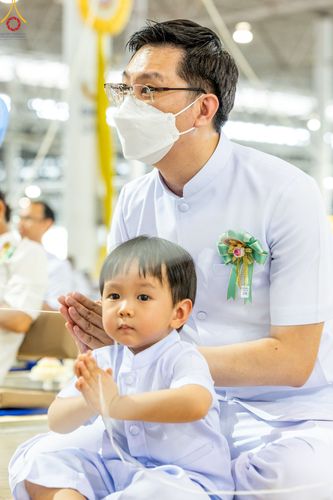 ภาพ No.77795:พิธีหล่อพระบรมพุทธเจ้า ทิศตะวันตก  วันอาทิตย์ที่ 19 มีนาคม พ.ศ. 2566 ณ วัดพระธรรมกาย จ.ปทุมธานี