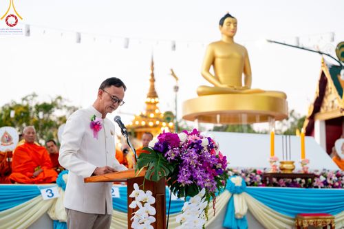 ภาพ No.311167:วันเสาร์ที่ 28 กุมภาพันธ์ พ.ศ. 2569 พิธีตักบาตรพระมหากุศล 11,250 รูป เฉลิมฉลอง 1,250 ปีศรีธรรมราชเจดีย์ สู่มรดกโลก ณ ถนนราชดำเนิน บริเวณหน้าวัดพระมหาธาตุวรมหาวิหาร อ.เมือง จ.นครศรีธรรมราช