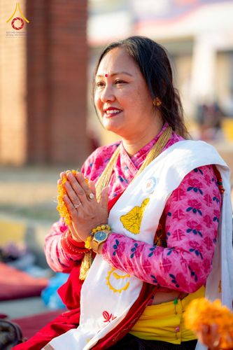 ภาพ No.212994:วันที่ 14 - 15 มีนาคม พ.ศ. 2568 คณะสงฆ์และสามเณรเดินธรรมยาตรา ในโครงการบวชสามเณรเนปาล 500 รูป ไปยังสถานที่รอบมายาเทวีและลุมพินีเกรด ณ ลุมพินี ประเทศเนปาล