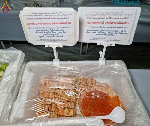 ภาพ No.116376:พิธีถวายภัตตาหารเป็นสังฆทาน แด่คณะพระธรรมยาตรา ปีที่ 12 วันที่ 21 มกราคม พ.ศ. 2567 ณ วัดโบสถ์(บน) บางคูเวียง จ.นนทบุรี