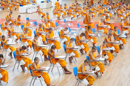 ภาพ No.249685:วันที่ 1 ตุลาคม พ.ศ. 2568 การสอบธรรมสนามหลวง นักธรรมชั้นตรี อำเภอคลองหลวง จังหวัดปทุมธานี ณ ห้องแก้วสารพัดนึก 2 วัดพระธรรมกาย