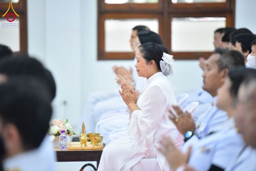 ภาพ No.280668:วันศุกร์ที่ 12 ธันวาคม พ.ศ.2568 พิธีบำเพ็ญกุศลปัญญาสมวาร (50 วัน) อุทิศถวายพระราชกุศลแด่ “พระพันปีหลวง” ณ วัดพระธรรมกาย