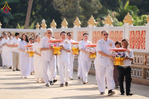 ภาพ No.304304:วันที่ 27 มกราคม พ.ศ. 2569 พิธีทอดผ้าป่าทำนุบำรุงศาสนสถาน ณ วัดไทยเจริญ อ.บางกรวย จ.นนทบุรี ในโครงการธรรมยาตรา กตัญญูบูชา มหาปูชนียาจารย์ พระมงคลเทพมุนี(สด จนฺทสโร) พระผู้ปราบมาร อนุสรณ์สถาน 7 แห่ง ปีที่ 14