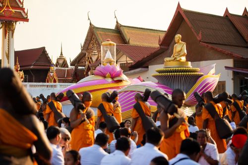 ภาพ No.113267:พิธีต้อนรับพระธรรมยาตรา ปีที่ 12 วันที่ 15 มกราคม พ.ศ. 2567 ณ วัดโบสถ์บน จ.นนทบุรี
