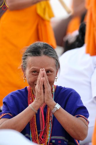 ภาพ No.116784:พิธีต้อนรับพระธรรมยาตรา ปีที่ 12 ณ อนุสรณ์สถานบางปลา จ.นครปฐม วันที่ 21 มกราคม พ.ศ. 2567