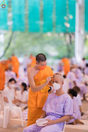 ภาพ No.63641:พิธีปลงผมนาคธรรมทายาท โครงการอุปสมบทบูชาธรรม มหาปูชนียาจารย์ประจำปี 2565 วันที่ 19 พฤศจิกายน พ.ศ. 2565 ณ สภาธรรมกายสากล วัดพระธรรมกาย