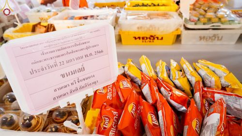 ภาพ No.73810:พิธีถวายภัตตาหารเป็นสังฆทาน แด่คณะพระธรรมยาตราฯ ในโครงการธรรมยาตรากตัญญูบูชา มหาปูชนียาจารย์ พระมงคลเทพมุนี(สด จนฺทสโร) พระผู้ปราบมาร อนุสรณ์สถาน 7 แห่ง ปีที่ 11 วันที่ 22 มกราคม พ.ศ. 2566