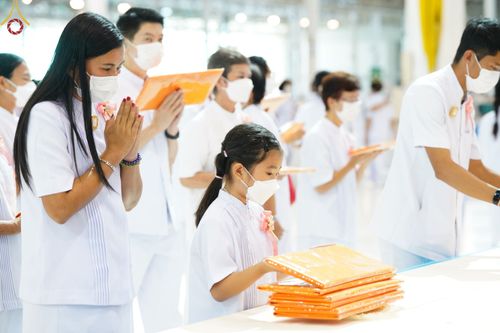 ภาพ No.65330:พิธีทอดผ้าป่า ในวันอาทิตย์ต้นเดือนที่ 4 ธันวาคม พ.ศ. 2565 ณ วัดพระธรรมกาย จ.ปทุมธานี