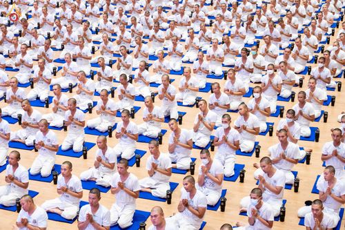 ภาพ No.340602:วันที่ 24-25 กรกฎาคม พ.ศ. 2569 โครงการพัฒนาคุณธรรม จริยธรรม สำหรับนักเรียนนายสิบตำรวจ (นสต.) รุ่นที่ 17 ศูนย์ฝึกอบรมตำรวจภูธรภาค 1 ได้จัดกิจกรรม WalkRally สวดมนต์นั่งสมาธิ และฟังธรรมจากพระอาจารย์ ณ ศูนย์ปฏิบัติธรรมเวิล์ดพีช วัลเล่ย์ (World Peace Valley) 
