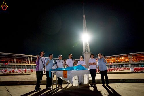 ภาพ No.219208:วันที่ 19-21 เมษายน พ.ศ. 2568 การเตรียมงานในลานธรรม , วิหารคด เพื่องานวันคุ้มครองโลก 22 เมษายน พ.ศ. 2568