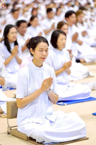 ภาพ No.228004:วันอาทิตย์ที่ 1 มิถุนายน พ.ศ. 2568 พิธีตักบาตร , พิธีบูชาข้าวพระ ณ วัดพระธรรมกาย จ.ปทุมธานี