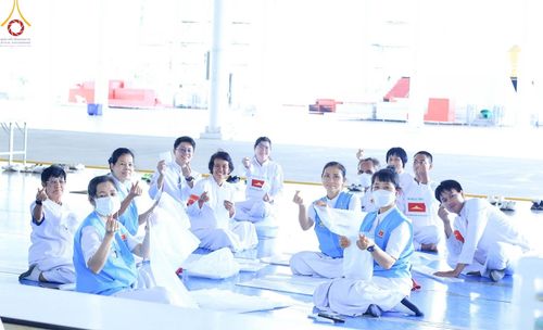 ภาพ No.124242:V.26 มาฆะ มากันนะ การรับบุญเตรียมงาน ของเจ้าหน้าที่หน่วยงานต่างๆ เพื่อวันมาฆบูชา วันเสาร์ที่ 24 กุมภาพันธ์  พ.ศ. 2567 ณ วัดพระธรรมกาย จ.ปทุมธานี