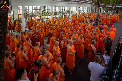 ภาพ No.315201:วันจันทร์ที่ 23 มีนาคม พ.ศ. 2569 พิธีบำเพ็ญกุศล คุณพ่อณรงค์ จินตมากุล  สิริอายุ 99 ปี 11 เดือน โยมบิดา พระครูปลัดรัตนวีรวัฒน์ (รังสฤษดิ์ อิทฺธิจินตโก) ที่ปรึกษาเจ้าคณะจังหวัดปทุมธานี เจ้าอาวาสวัดพระธรรมกาย  ณ ห้องปลูกศรัทธา 2 วัดพระธรรมกาย ปทุมธานี