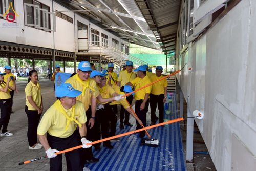 ภาพ No.226783:กิจกรรมจิตอาสาพัฒนา “เราทำความ ดี ด้วยหัวใจ” เนื่องในโอกาสวันพระบาทสมเด็จพระปกเกล้าเจ้าอยู่หัว ณ วัดพระธรรมกาย อ.คลองหลวง จ.ปทุมธานี วันพุธที่ 28 พฤษภาคม พ.ศ. 2568