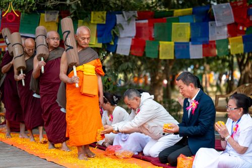 ภาพ No.132101:พิธีต้อนรับ พระ-สามเณร ธรรมยาตรา ในโครงการบรรพชา 1,250 รูป ณ แดนประสูติ สวนลุมพินี ประเทศเนปาล วันที่ 16-17 มีนาคม พ.ศ. 2567