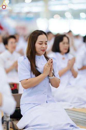 ภาพ No.159220:พิธีบูชาข้าวพระ ในวันอาทิตย์ต้นเดือน วันที่ 6 ตุลาคม พ.ศ. 2567 ณ สภาธรรมกายสากล วัดพระธรรมกาย