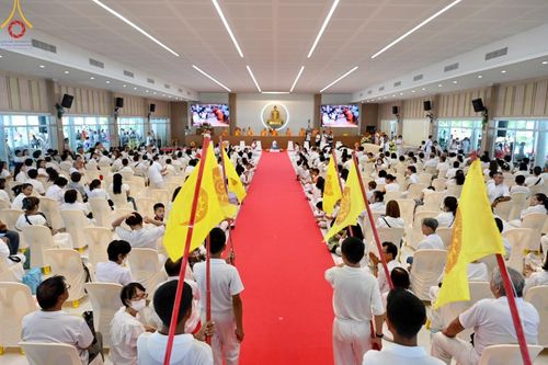 ภาพ No.148647:พิธีบุพเปตพลี, พิธีทอดผ้าป่า, พิธีไถ่ชีวิตโค 80 ตัว ให้ชีวิตสัตว์เป็นทาน ณ ศูนย์ปฎิบัติธรรมภาคใต้ อ.บางกล่ำ จ.สงขลา วันเสาร์ที่ 10 สิงหาคม พ.ศ. 2567