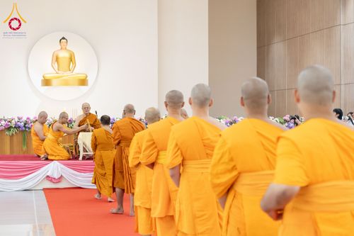 ภาพ No.346708:วันพฤหัสบดี 27 สิงหาคม พ.ศ.2569 พิธีมอบรางวัลแก่สามเณรทรงพระปาฏิโมกข์ปีที่ 4/2569