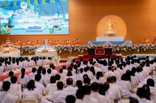 ภาพ No.337881:วันอาทิตย์ต้นเดือน 5 กรกฎาคม พ.ศ.2569 พิธีบูชาข้าวพระ ณ สภาธรรมกายสากล วัดพระธรรมกาย