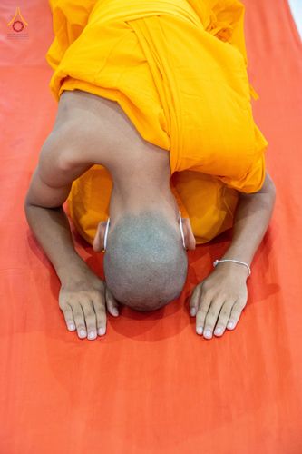 ภาพ No.79938:พิธีขอบรรพชา , พิธีคล้องอังสะ พิธีขอสรณคมน์และศีล , พิธีขอนิสสัย ในโครงการบรรพชาสามเณรฟื้นฟูพระพุทธศาสนาทั่วไทย วันเสาร์ที่ 8 เมษายน พ.ศ.2566