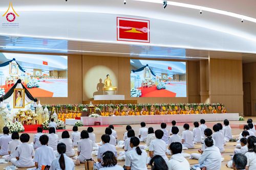 ภาพ No.306440:วันที่ 31 มกราคม พ.ศ. 2569  พิธีบำเพ็ญกุศล 100 วัน เพื่ออุทิศถวายแด่  สมเด็จพระนางเจ้าสิริกิติ์ พระบรมราชินีนาถ พระบรมราชชนนีพันปีหลวง ณ ห้องแก้วสารพัดนึก2 วัดพระธรรมกาย ปทุมธานี