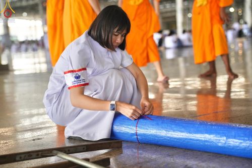 ภาพ No.134528:V.35 เพื่อบุญต้นเดือน การรับบุญของเจ้าหน้าที่หน่วยงานต่างๆ เพื่องานบุญวันอาทิตย์ต้นเดือน ณ วัดพระธรรมกาย วันที่ 7 เมษายน พ.ศ. 2567