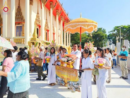 ภาพ No.181758:พิธีทอดกฐิน ณ วัดนาคราช ต.บางพลีน้อย อ.บางบ่อ จ.สมุทรปราการ ในโครงการทอดกฐินสามัคคีทั่วไทย 30,000 วัด บูชาธรรม 80 ปี หลวงพ่อธัมมชโย โดยคณะศิษยานุศิษย์วัดพระธรรมกาย วันที่ 3 พฤศจิกายน พ.ศ. 2567