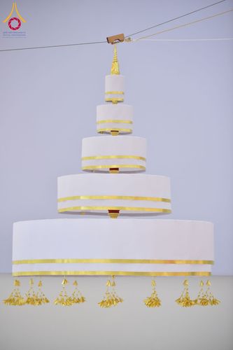 ภาพ No.152450:พิธียกฉัตรขาว 5 ชั้น กางกั้นถวายองค์พระประธาน อาคารปฏิบัติธรรมวัดสายสุวพรรณ ต.คลองสี่ อ.คลองหลวง จ.ปทุมธานี วันเสาร์ที่ 7 กันยายน พ.ศ. 2567