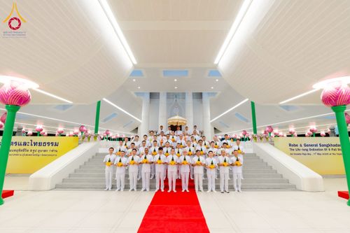 ภาพ No.223525:วันที่ 11 พฤษภาคม พ.ศ. 2568 พิธีบรรพชาของอุบาสก พิสิทธิ์ หมื่นแกล้ว  ณ วัดพระธรรมกาย