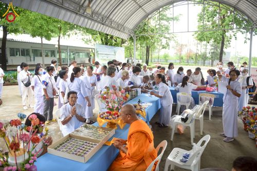 ภาพ No.225814:วันอาทิตย์ที่ 18 พฤษภาคม พ.ศ. 2568 ศูนย์ปฏิบัติธรรมสระบุรี ได้จัดพิธีทอดผ้าป่าฟื้นฟูพระพุทธศาสนา และพิธีมอบใบประกาศนียบัตรเชิดชูเกียรติผู้นำรถ ที่ทำหน้าที่จัดรถเพื่อพาสาธุชนไปร่วมงานวันที่ 22 เมษายน ที่ผ่านมา