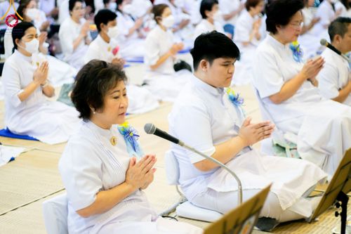 ภาพ No.115589:พิธีถวายภัตตาหารเป็นสังฆทาน แด่คณะพระธรรมยาตรา ปีที่ 12 วันที่ 20 มกราคม พ.ศ. 2567 ณ วัดโบสถ์(บน) บางคูเวียง จ.นนทบุรี