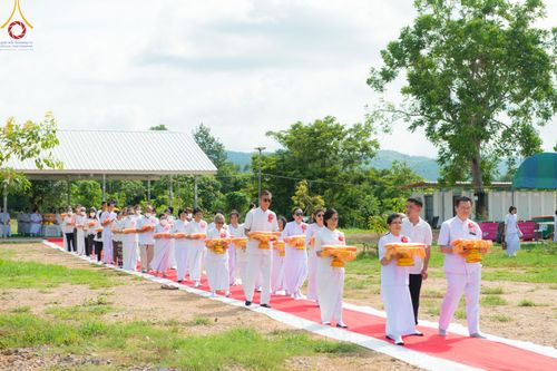 ภาพ No.137015:พิธีทอดผ้าป่าโครงสร้างเหล็กค้ำฟ้ามหามงคล อาคาร 80 ปี หลวงพ่อธัมมชโย ณ ศูนย์ปฏิบัติธรรมวิหารแดง ต.เจริญธรรม อ.วิหารแดง จ.สระบุรี วันที่ 19 พฤษภาคม พ.ศ. 2567